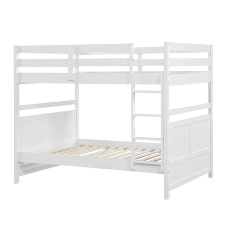Sloane White Full/Full Bunk Bed by Homelegance at Eve Furniture