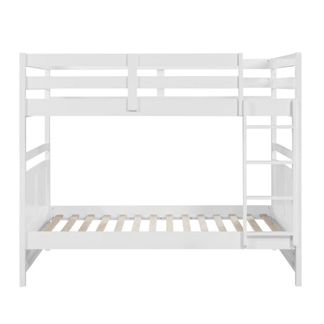 Sloane White Full/Full Bunk Bed by Homelegance at Eve Furniture
