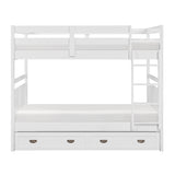 Sloane White Full/Full Bunk Bed