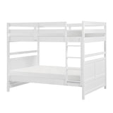 Sloane White Full/Full Bunk Bed by Homelegance at Eve Furniture