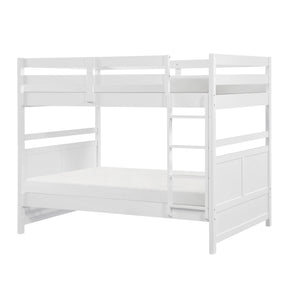 Sloane White Full/Full Bunk Bed by Homelegance at Eve Furniture