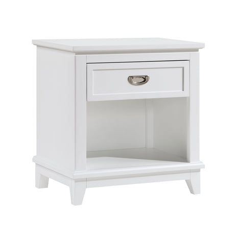 Sloane White Nightstand by Homelegance at Eve Furniture