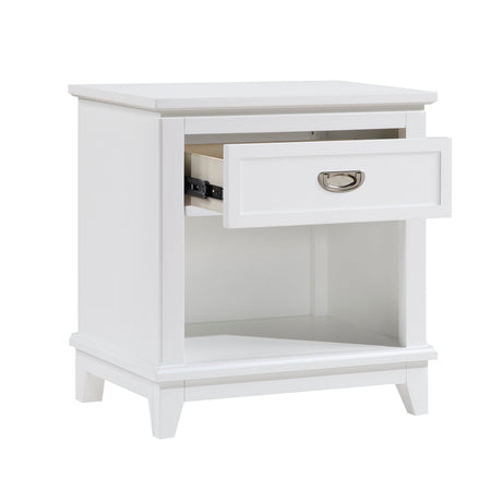 Sloane White Nightstand by Homelegance at Eve Furniture