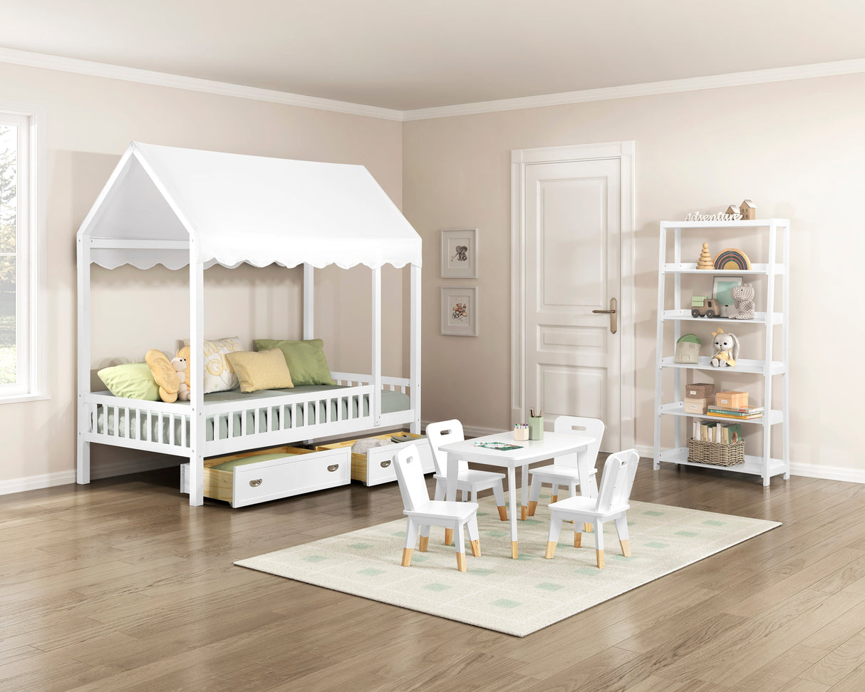 Sloane White Storage Box, 1 Piece, 2 Pieces per Carton by Homelegance at Eve Furniture
