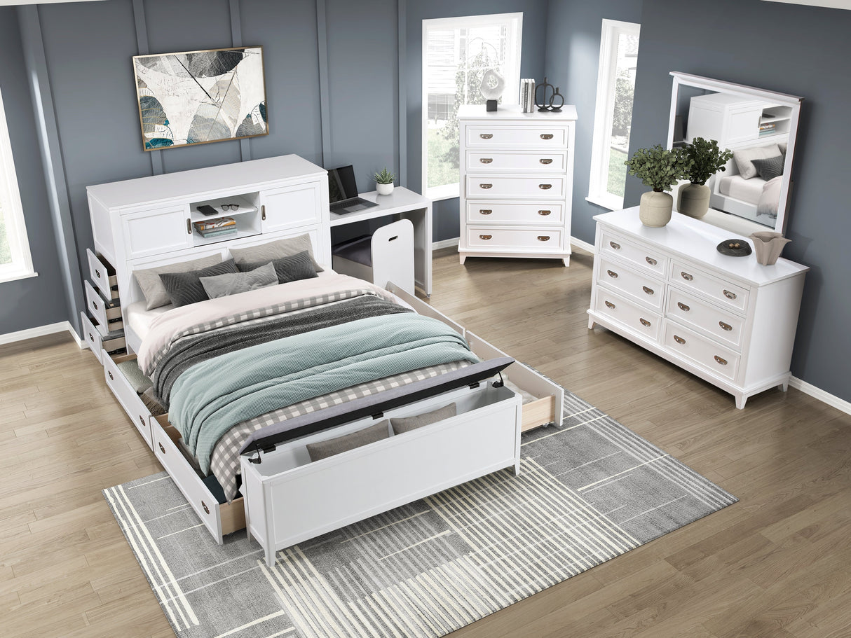 Sloane White Storage Box, 1 Piece, 2 Pieces per Carton by Homelegance at Eve Furniture
