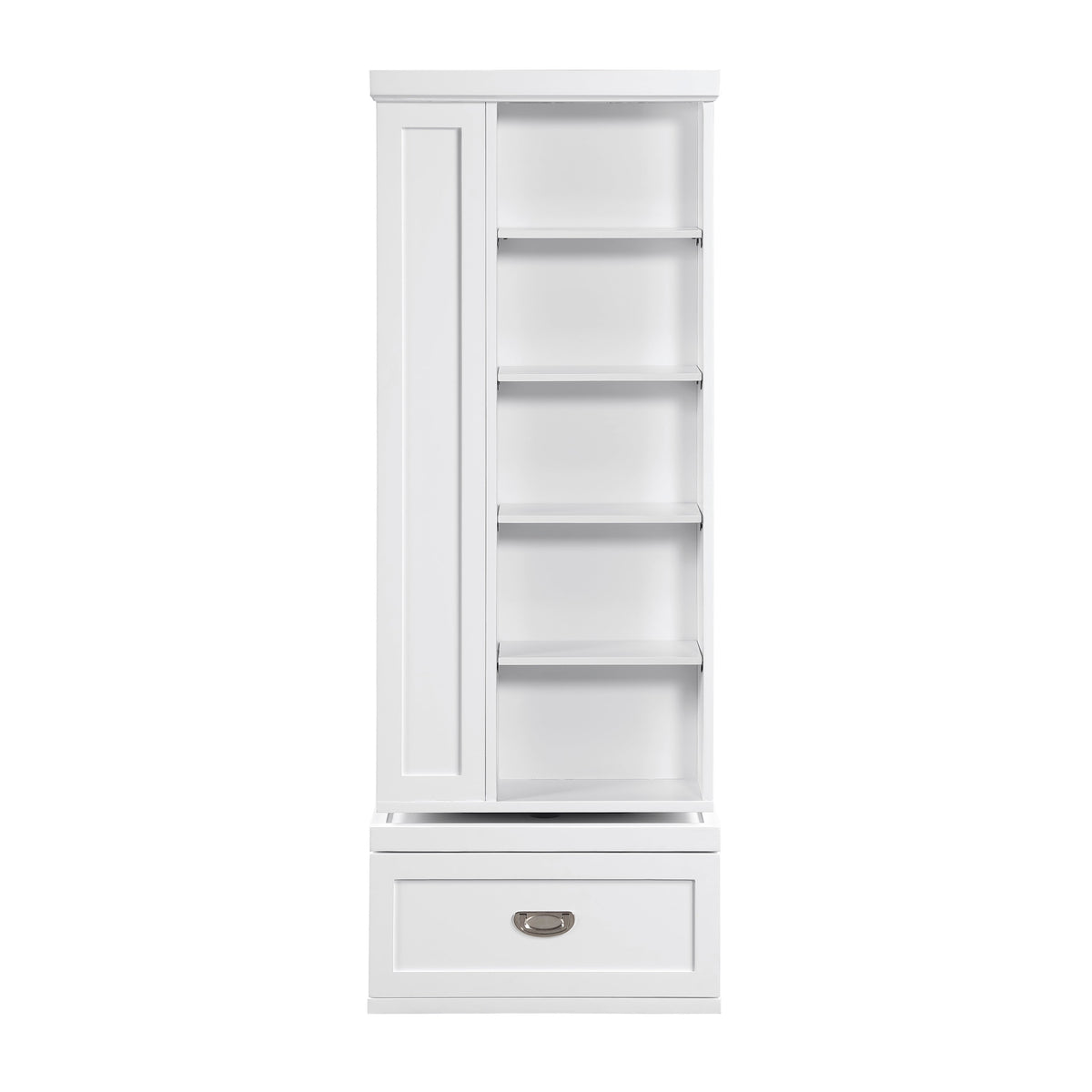 Sloane White Swivel Bookcase by Homelegance at Eve Furniture