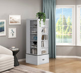Sloane White Swivel Bookcase by Homelegance at Eve Furniture
