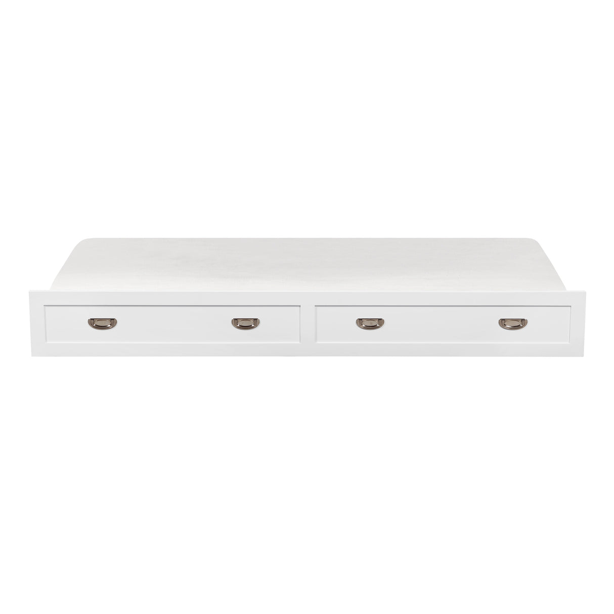 Sloane White Twin Canopy Platform Bed