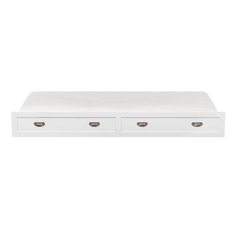 Sloane White Twin Canopy Platform Bed by Homelegance at Eve Furniture