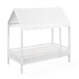 Sloane White Twin Canopy Platform Bed by Homelegance at Eve Furniture