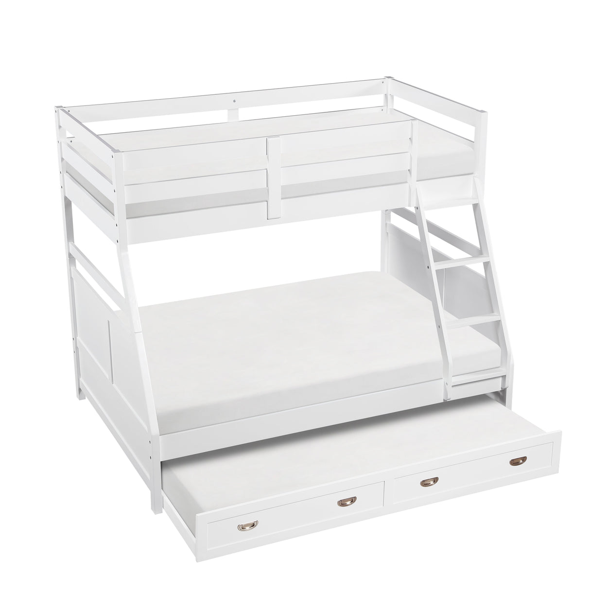 Sloane White Twin/Full Bunk Bed