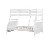 Sloane White Twin/Full Bunk Bed by Homelegance at Eve Furniture