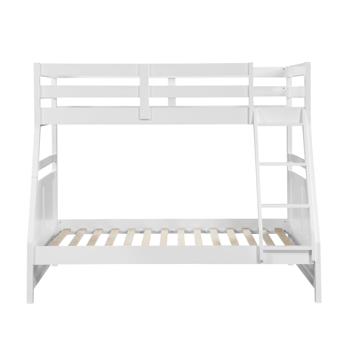 Sloane White Twin/Full Bunk Bed