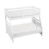 Sloane White Twin/Full Bunk Bed