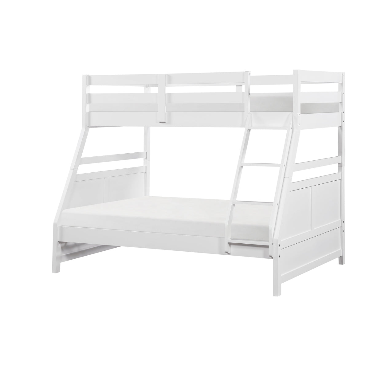Sloane White Twin/Full Bunk Bed