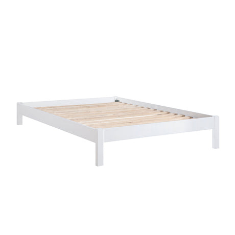 Sloane White Twin/Full Loft Bunk Bed with Chest and Hidden Desk by Homelegance at Eve Furniture