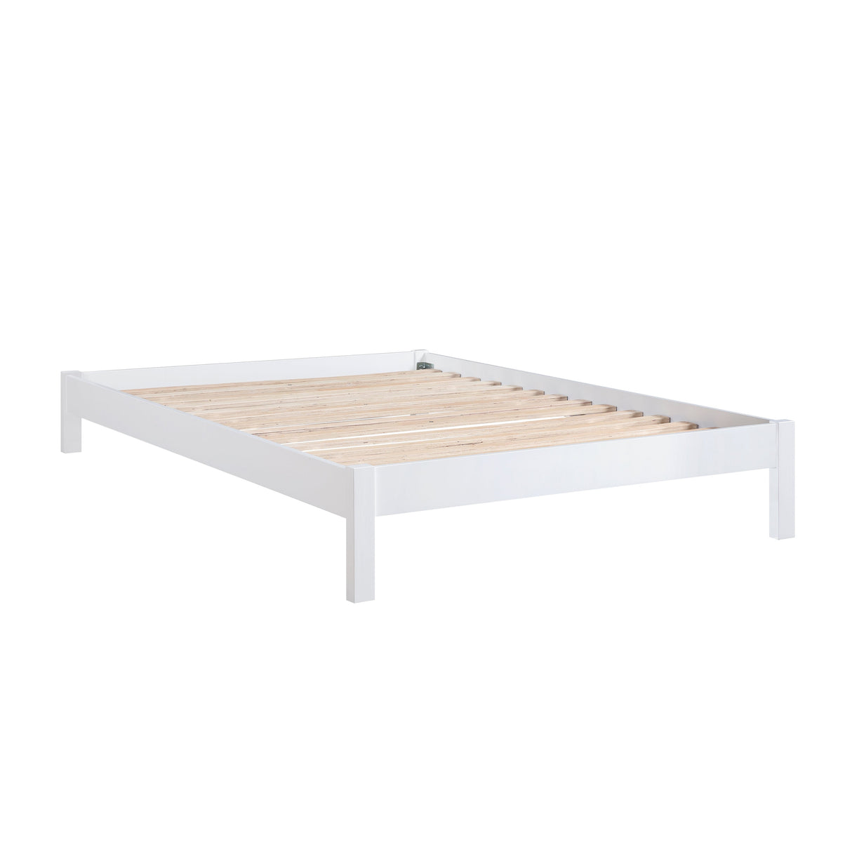 Sloane White Twin/Full Loft Bunk Bed with Chest and Hidden Desk