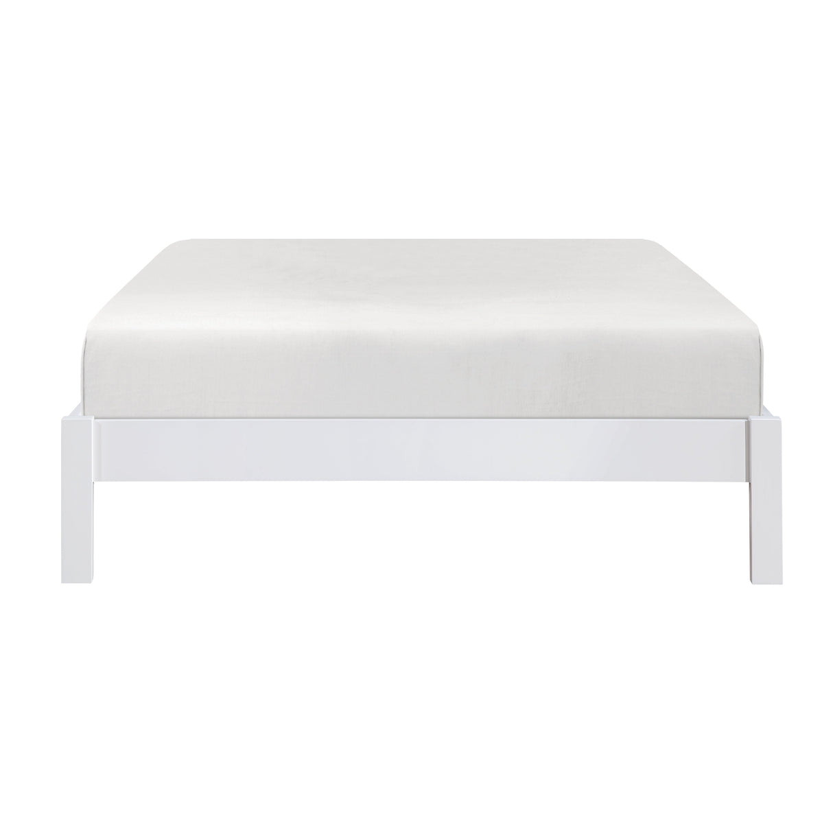 Sloane White Twin/Full Loft Bunk Bed with Chest and Hidden Desk by Homelegance at Eve Furniture