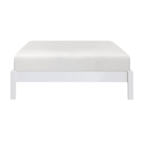 Sloane White Twin/Full Loft Bunk Bed with Chest and Hidden Desk by Homelegance at Eve Furniture