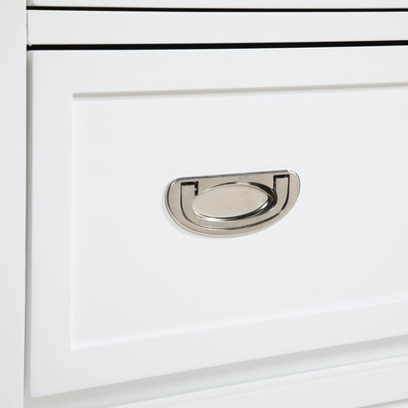 Sloane White Twin/Full Loft Bunk Bed with Chest and Hidden Desk by Homelegance at Eve Furniture