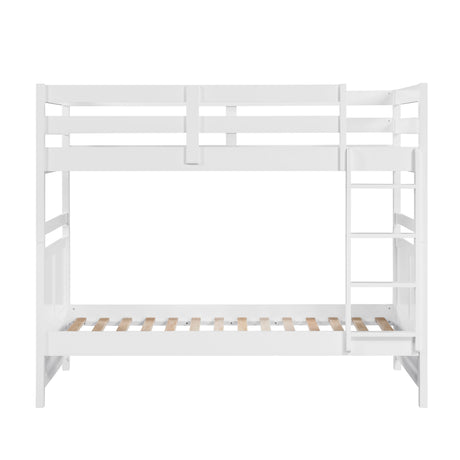 Sloane White Twin/Twin Bunk Bed by Homelegance at Eve Furniture