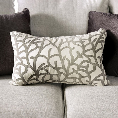 Picotee Light Gray/Charcoal Sofa by Furniture of America at Eve Furniture