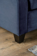 West Brompton Navy/Yellow Sofa by Furniture of America at Eve Furniture