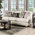 Mossley Ivory Sofa by Furniture of America at Eve Furniture