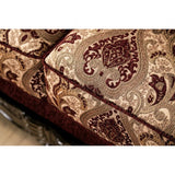 Matteo BurgundyBrown Sofa by Furniture of America at Eve Furniture