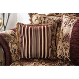 Matteo BurgundyBrown Sofa by Furniture of America at Eve Furniture