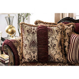 Matteo BurgundyBrown Sofa by Furniture of America at Eve Furniture