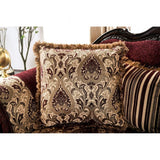 Matteo BurgundyBrown Sofa by Furniture of America at Eve Furniture