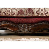 Matteo BurgundyBrown Sofa by Furniture of America at Eve Furniture
