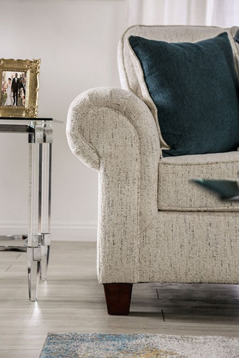 Delgada Beige Sofa by Furniture of America at Eve Furniture