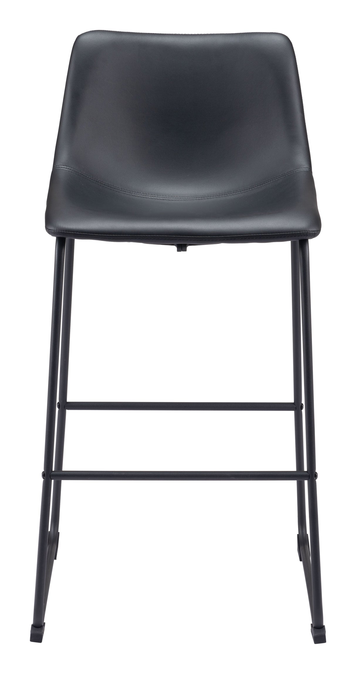 Smart Black Barstool (Set of 2) by Zuomod at Eve Furniture