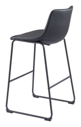 Smart Black Barstool (Set of 2) by Zuomod at Eve Furniture