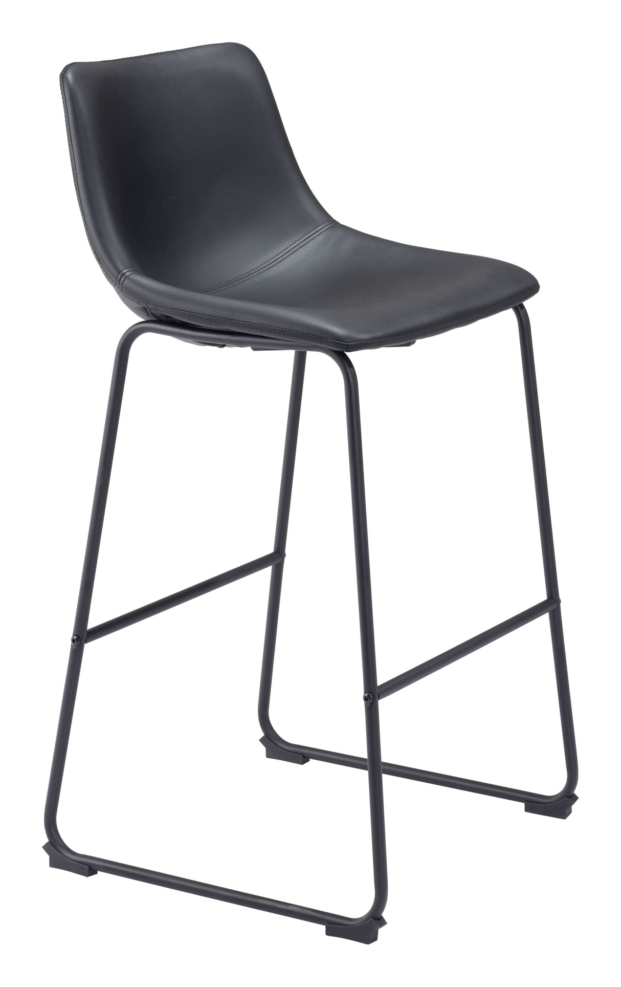 Smart Black Barstool (Set of 2) by Zuomod at Eve Furniture