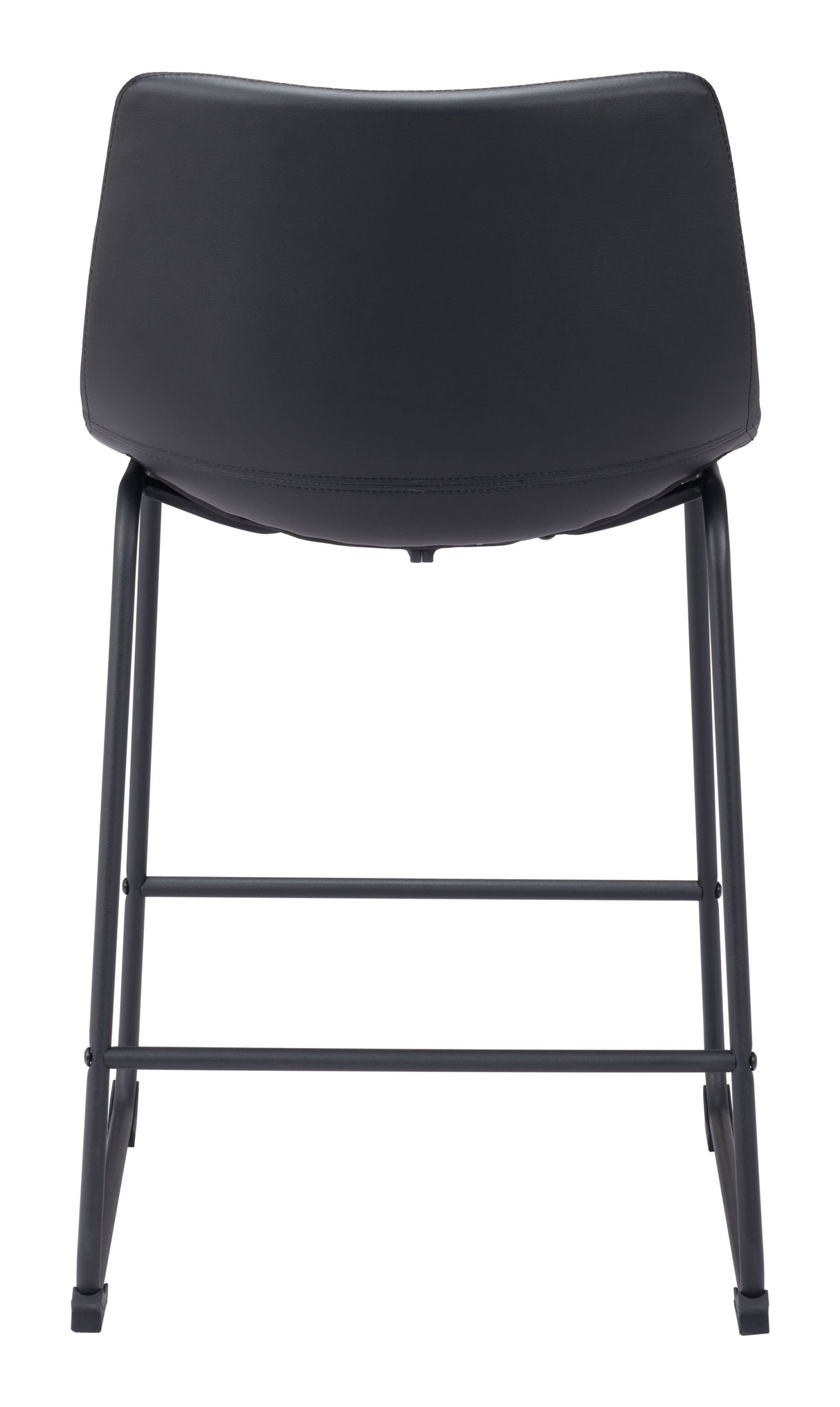 Smart Black Counter Stool (Set of 2) by Zuomod at Eve Furniture