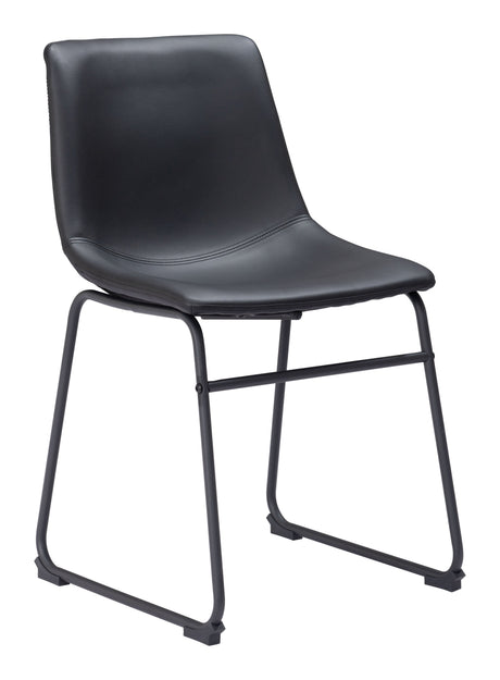 Smart Black Dining Chair (Set of 2) by Zuomod at Eve Furniture