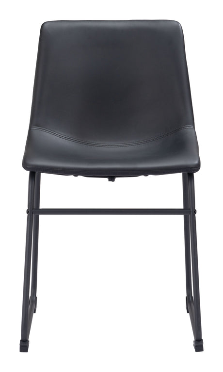 Smart Black Dining Chair (Set of 2) by Zuomod at Eve Furniture