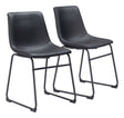 Smart Black Dining Chair (Set of 2) by Zuomod at Eve Furniture