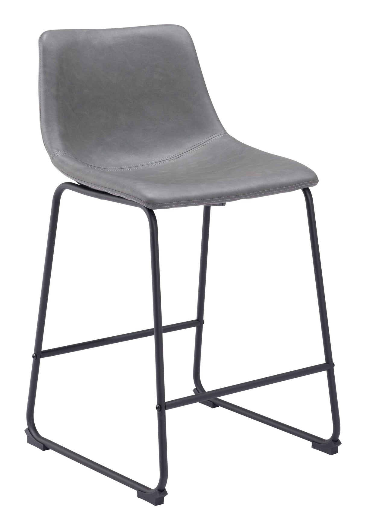 Smart Charcoal Counter Stool (Set of 2) by Zuomod at Eve Furniture