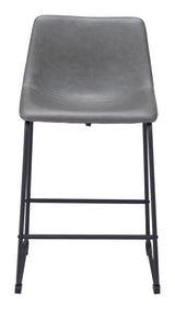 Smart Charcoal Counter Stool (Set of 2) by Zuomod at Eve Furniture