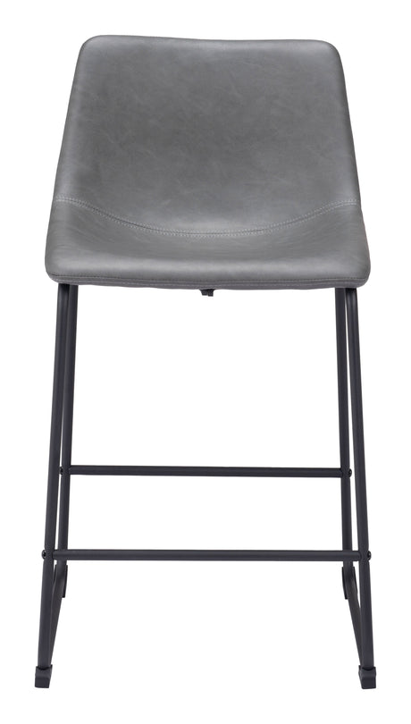 Smart Charcoal Counter Stool (Set of 2) by Zuomod at Eve Furniture