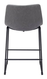 Smart Charcoal Counter Stool (Set of 2) by Zuomod at Eve Furniture