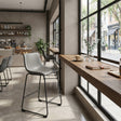 Smart Charcoal Counter Stool (Set of 2) by Zuomod at Eve Furniture