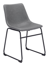 Smart Charcoal Dining Chair (Set of 2) by Zuomod at Eve Furniture