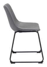 Smart Charcoal Dining Chair (Set of 2) by Zuomod at Eve Furniture
