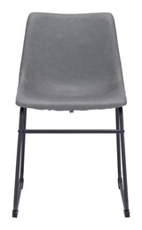 Smart Charcoal Dining Chair (Set of 2) by Zuomod at Eve Furniture