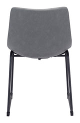 Smart Charcoal Dining Chair (Set of 2) by Zuomod at Eve Furniture
